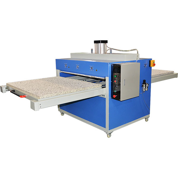 Qomolangma 39' x 47' Pneumatic Double Working Table Large Format Heat Press Machine with Pull-out Style, 220V 1P